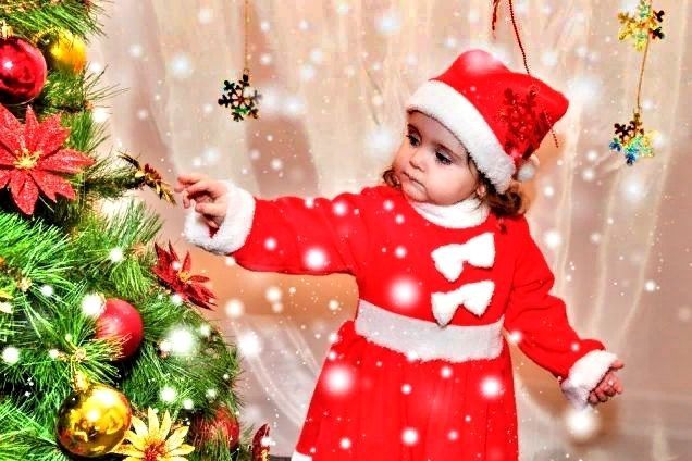 Новогодние стихи для детей 2-3 лет