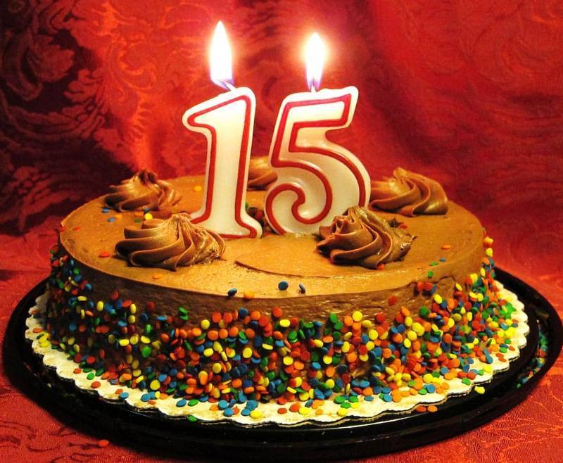 Поздравления на 15 лет