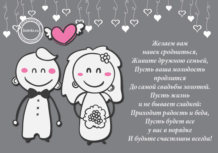 Поздравления с днём свадьбы своими словами, а также советы как их произнести